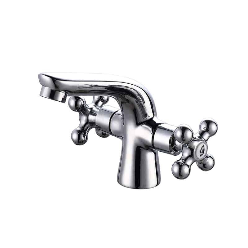 LV-7002 Double Cross Handle Basin Sink Tap