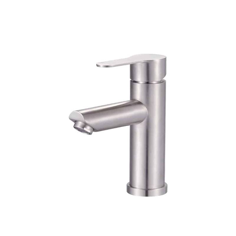 L-5002 304 Stainless Steel Basin Mixer Tap for Vanity Lavatory L-5002