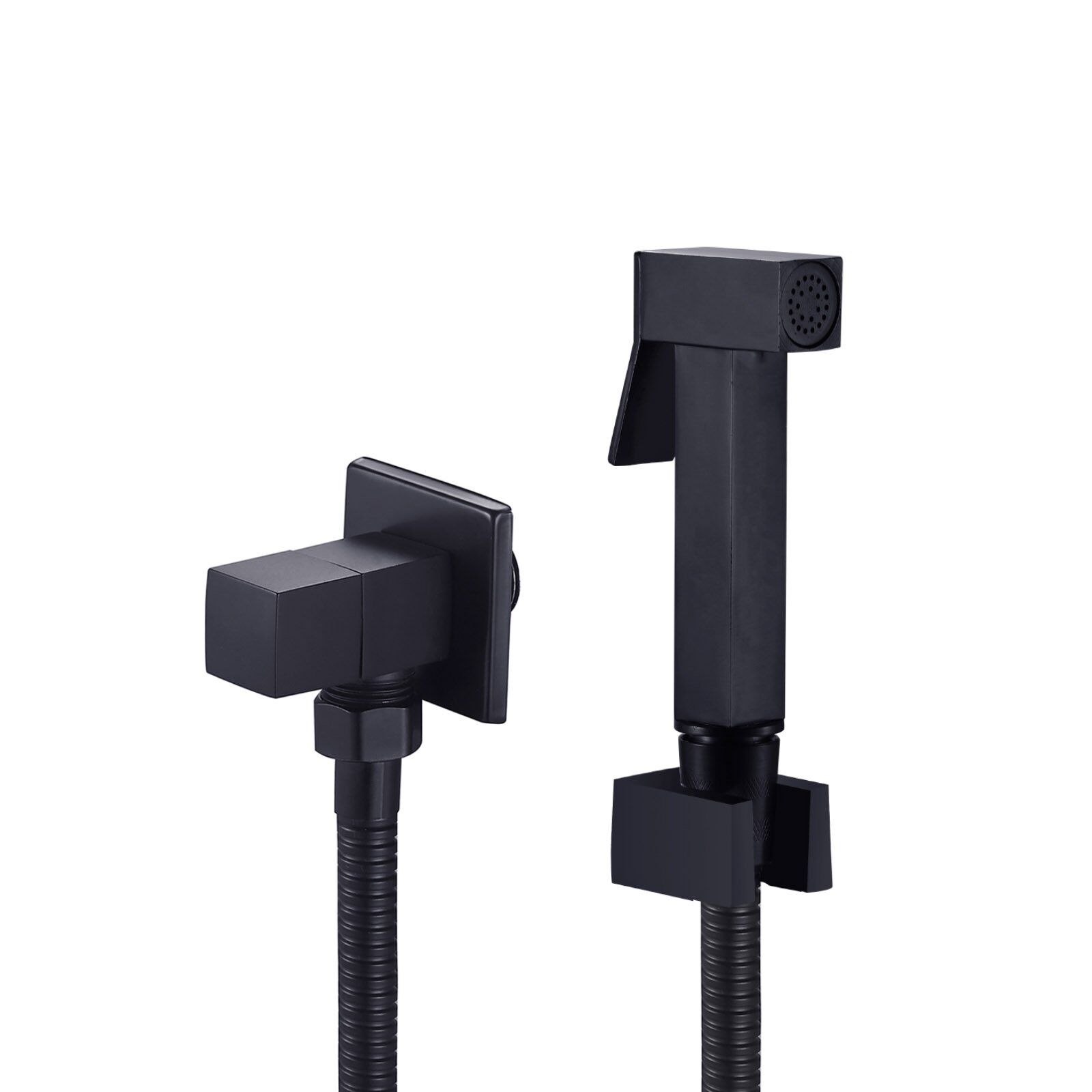 Ducha Higiênica com Gatilho Quadrado em Metal HZ-033-B Ducha Higiênica com Gatilho Quadrado em Metal HZ-033-B