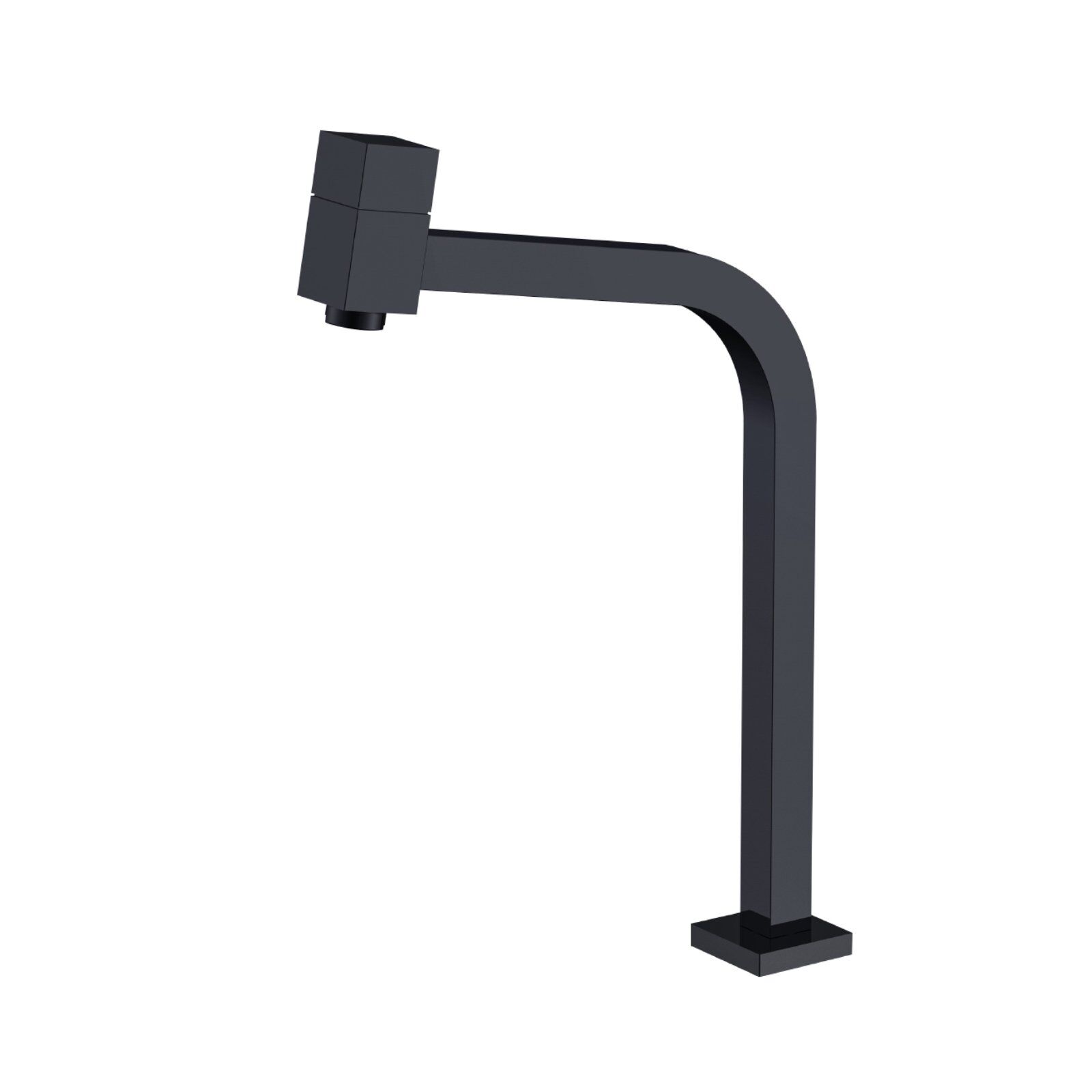 Torneira Banheiro Link Quadrada Alta 90 Cromada N-22013-B Link Square High 90 Chrome Bathroom Faucet N-22013-B