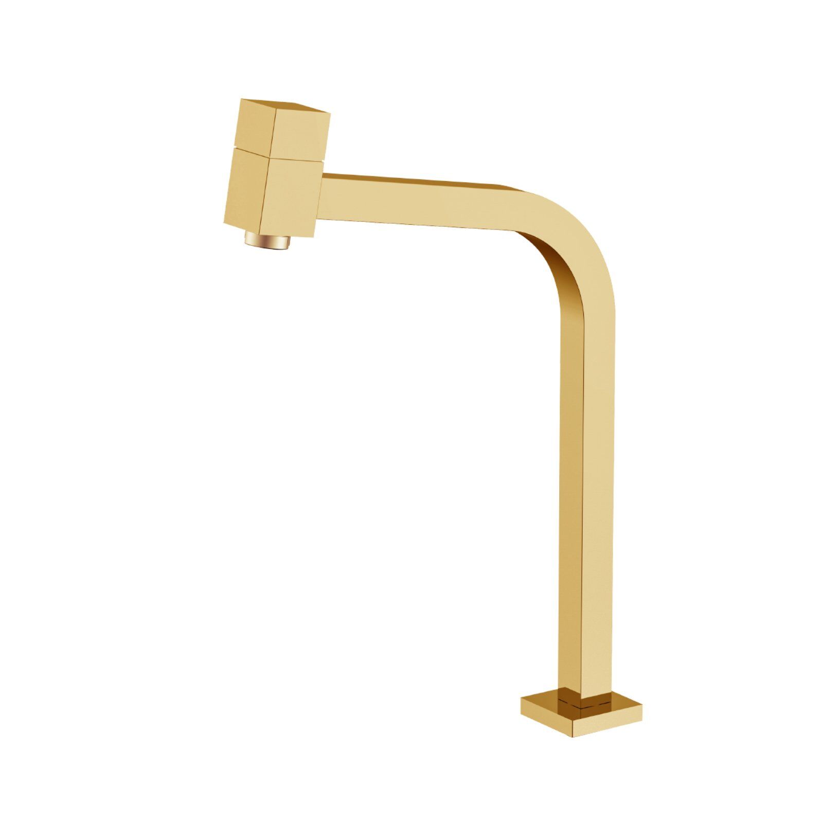 Torneira Banheiro Link Quadrada Alta 90 Cromada N-22013-G Torneira Banheiro Link Quadrada Alta 90 Cromada N-22013-G