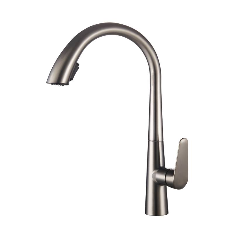 Torneira De Cozinha Bancada Gourmet Extensível Monocomando P-8065-T Torneira De Cozinha Bancada Gourmet Extensível Monocomando P-8065-T