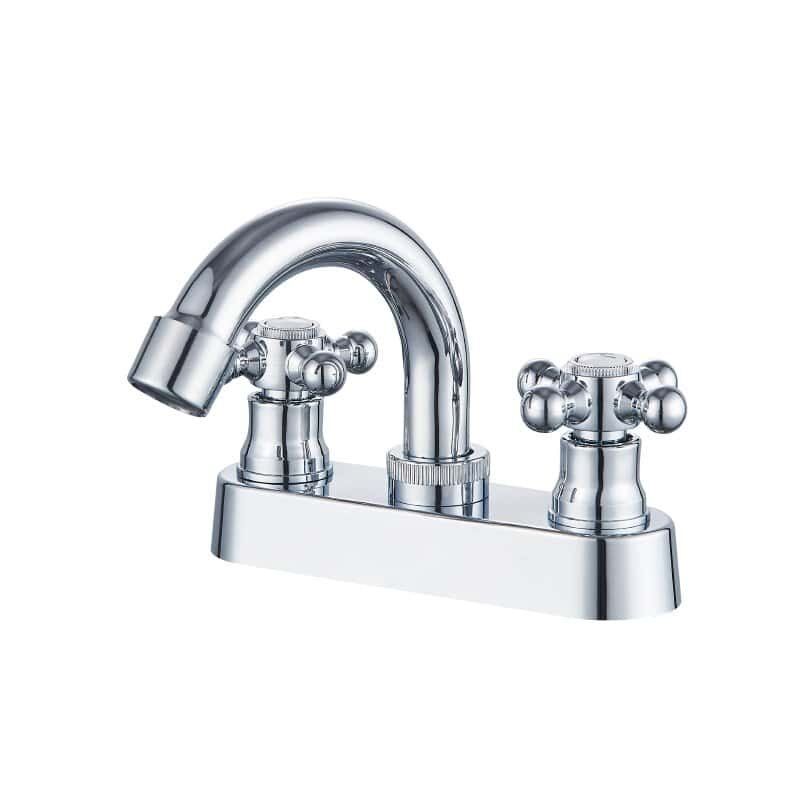Grifo de lavabo de baño de 4 pulgadas con llave para lavabo corona 4 pulgadas cromado y grifería moderna para baño MPE-470111 Grifo de lavabo de baño de 4 pulgadas con llave para lavabo corona 4 pulgadas cromado y grifería moderna para baño MPE-470111