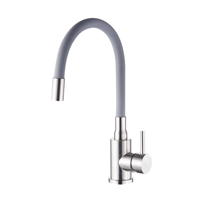 Flexible Hose Kitchen Faucet 304 Stainless Steel, Brushed Nickel Finish P-5003-N PA-5003-N Grey Flexible Hose Kitchen Faucet 304 Stainless Steel Brushed Nickel Finish P 5003 N PA 5003 N Grey