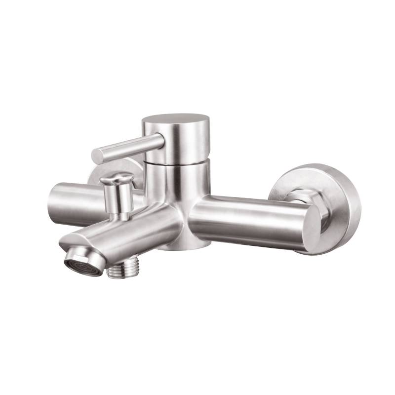 Round Bathtub Faucet – Brushed Nickel, 304 Stainless Steel T-5003-N Round Bathtub Faucet – Brushed Nickel 304 Stainless Steel T 5003 N