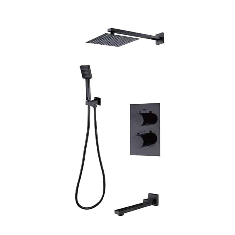 R-6159 Square Rainfall Shower Head Shower System