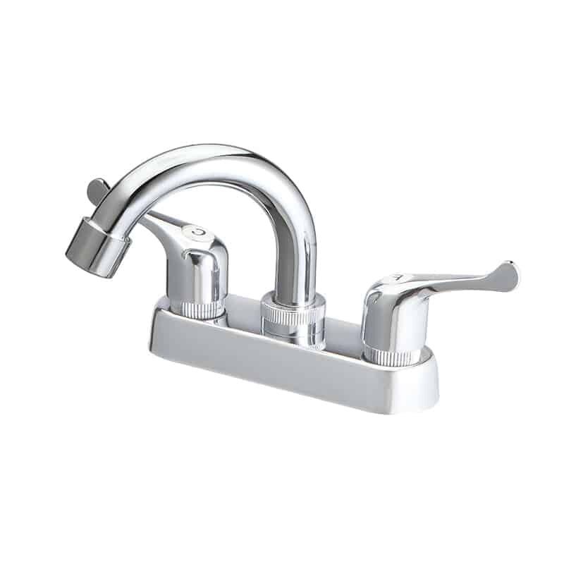 mix-4217 Bathroom Faucet 2 Handle 4 Inch Centerset Bathroom Sink Faucet Lead-Free Basin Mixer Tap