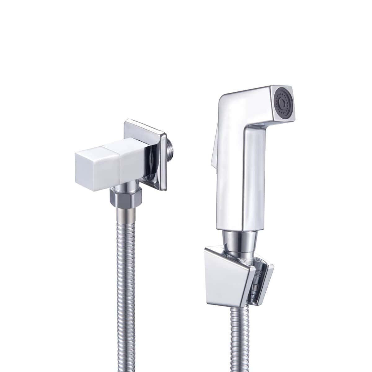 Ducha Higiênica Metal/ABS Para Banheiro Ducha De Mão Quadrada HZ-035 Ducha Higiênica Metal/ABS Para Banheiro Ducha De Mão Quadrada HZ-035