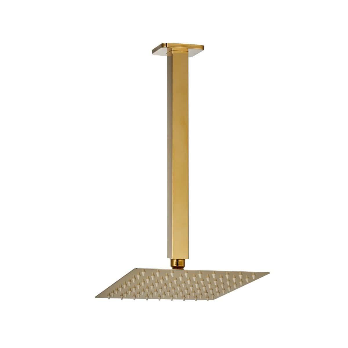 Ducha de Teto Quadrada Inox RQ-19005-G Rainfall Shower Head Adjustable Ultra RQ-19005-G