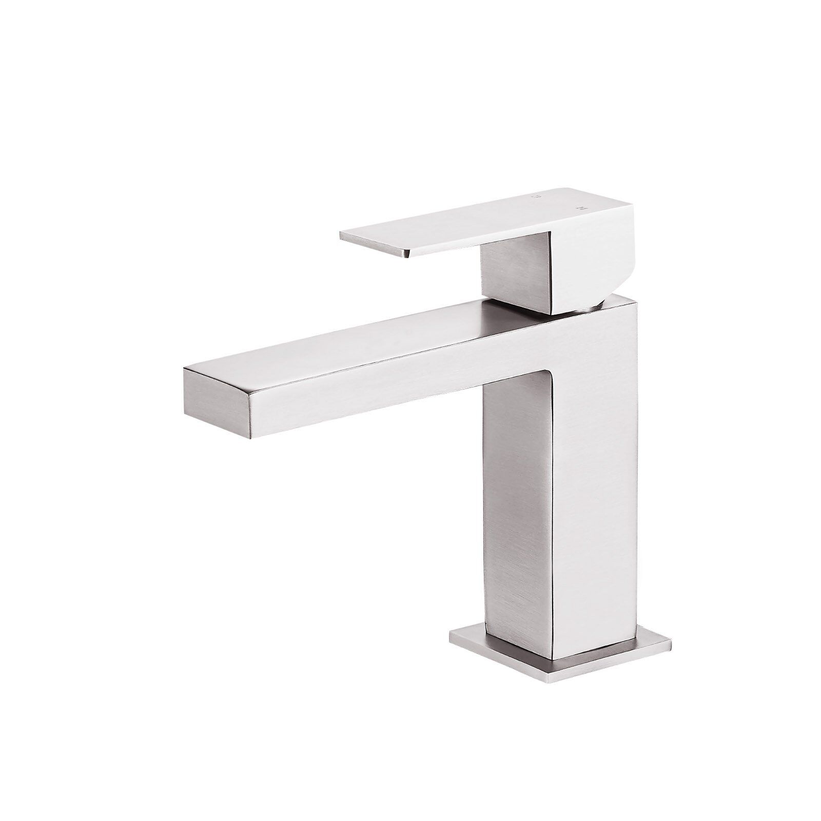 Elegant Basin Mixer Faucet Chrome Modern Bathroom Design L-5020-N Elegant Basin Mixer Faucet Brushed Nickel | Modern Bathroom Design L-5020-N