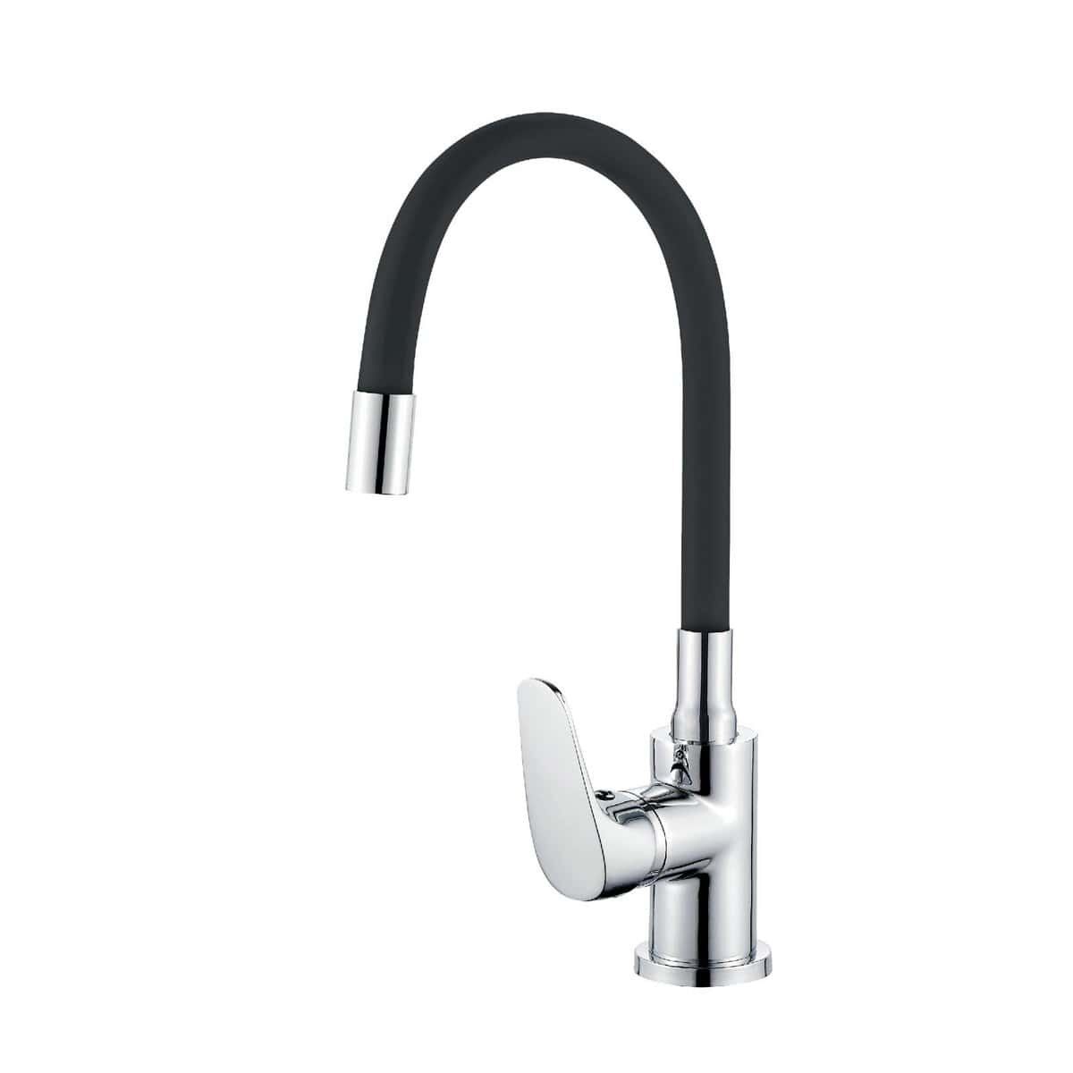 Flexible Kitchen Mixer Tap with Colorful Bendable Hose and Single Handle PE-6031 Black Flexible Kitchen Mixer Tap with Colorful Bendable Hose and Single Handle PE-6031 Black