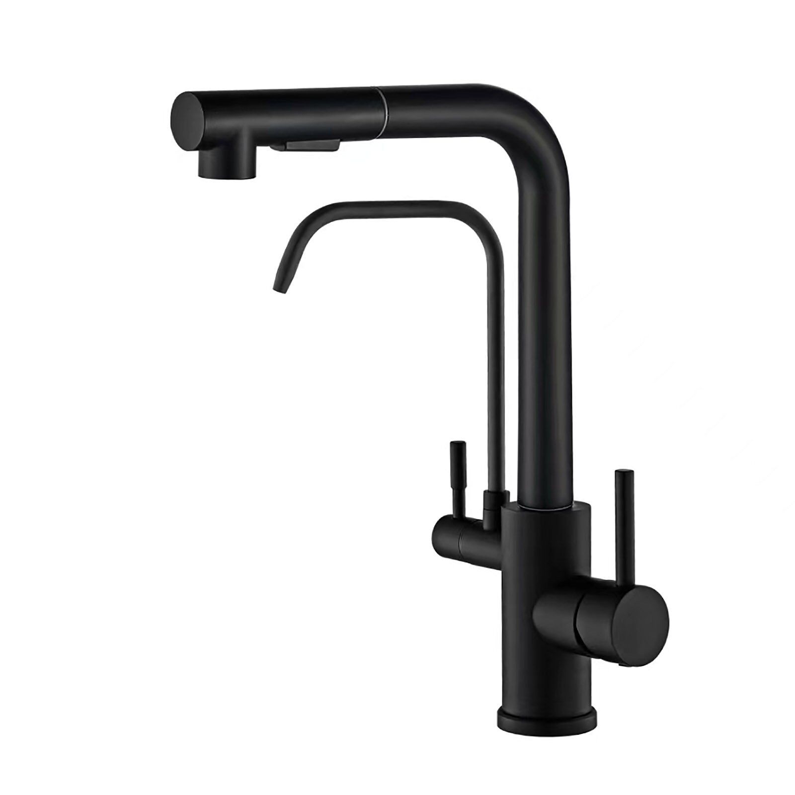 Torneira De Bancada Cozinha P:filtro PJ_5009Q-B 3 Way Kitchen Mixer Taps with Drinking Water Filter Tap PJ_5009Q-B