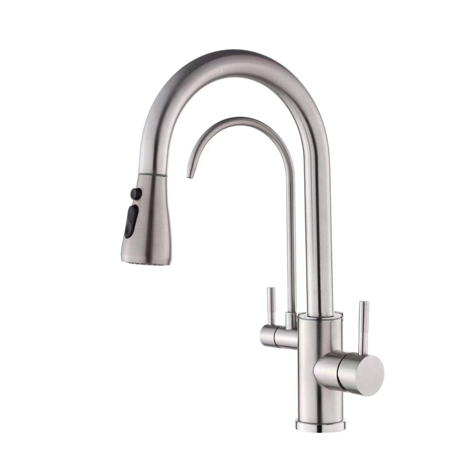 Torneira Para Cozinha De Gourmet Com Saída Para Filtro Inox PJ-5009-N Torneira Para Cozinha De Gourmet Com Saída Para Filtro Inox PJ-5009-N