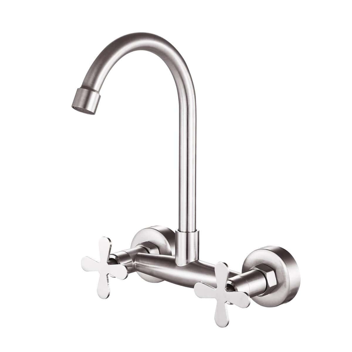 Wall-Mounted Kitchen Faucet Sleek Design & Space-Saving Solution SA-5012-N Wall-Mounted Kitchen Faucet Sleek Design & Space-Saving Solution SA-5012-N