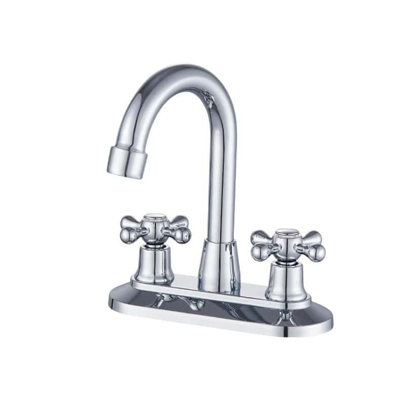 Grifería moderna para baño con grifo para lavamanos 4 pulgadas y mezcladora para baño duomando 4 pulgadas metal MBD-470117 Grifería moderna para baño con grifo para lavamanos 4 pulgadas y mezcladora para baño duomando 4 pulgadas metal MBD-470117