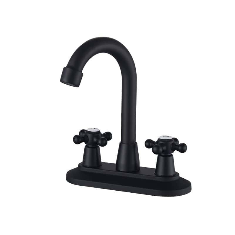 Grifo para lavamanos 4 pulgadas con mezcladora para lavamanos con palanca y grifería negra mate para baño MBD-470216-B Grifo para lavamanos 4 pulgadas con mezcladora para lavamanos con palanca y grifería negra mate para baño MBD-470216-B