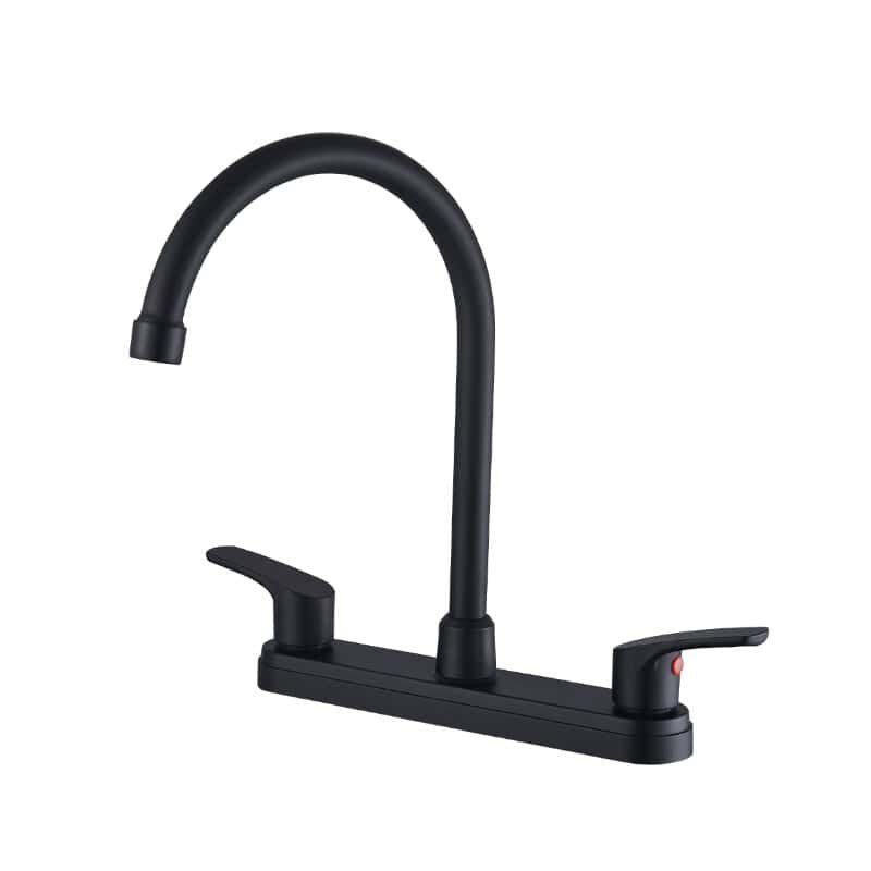 MBB-800416 Grifería Negra para Fregadero con Diseño Minimalista MBB-800416-B Grifería Negra para Fregadero con Diseño Minimalista
