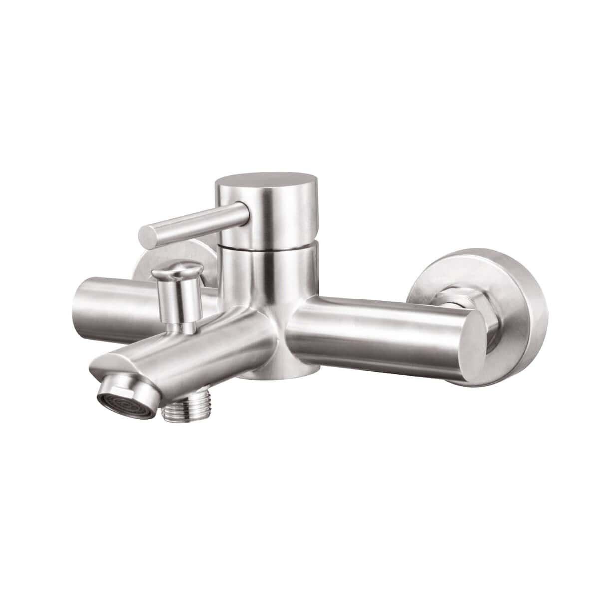 Round Bathtub Faucet – Brushed Nickel, 304 Stainless Steel T-5003-N Round Bathtub Faucet – Brushed Nickel 304 Stainless Steel T 5003 N